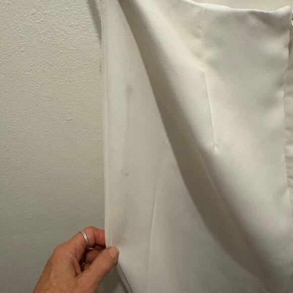 Halston Heritage Asher cutout spaghetti strap maxi dress in white - Picture 11 of 11